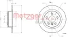 Bremsscheibe Hinterachse METZGER AUTOTEILE 6110782