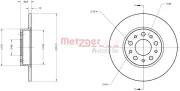 Bremsscheibe METZGER 6110828