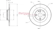 Bremsscheibe METZGER 6110833