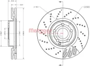 Bremsscheibe METZGER 6110867