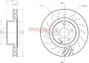 Bremsscheibe METZGER 6110870 Bild Bremsscheibe METZGER 6110870