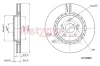 Bremsscheibe Vorderachse links Vorderachse rechts METZGER 6110960 Bild Bremsscheibe Vorderachse links Vorderachse rechts METZGER 6110960