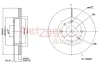 Bremsscheibe Vorderachse links Vorderachse rechts METZGER 6110980 Bild Bremsscheibe Vorderachse links Vorderachse rechts METZGER 6110980