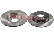Bremsscheibe Hinterachse METZGER AUTOTEILE 6111041