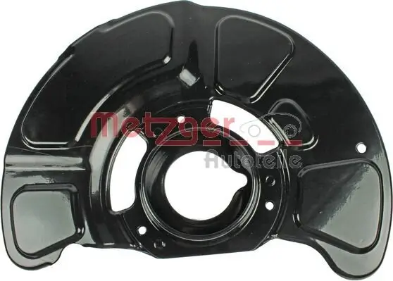Spritzblech, Bremsscheibe Vorderachse links METZGER AUTOTEILE 6115017