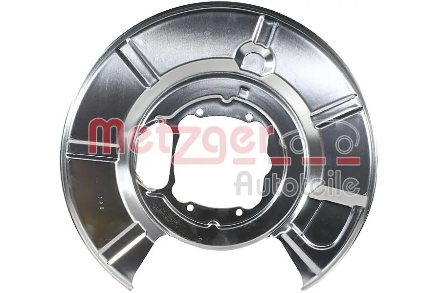 Spritzblech, Bremsscheibe Hinterachse links METZGER AUTOTEILE 6115025