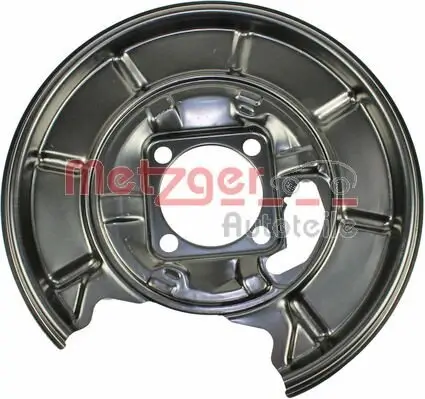 Spritzblech, Bremsscheibe Hinterachse links METZGER AUTOTEILE 6115037