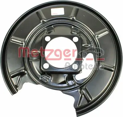 Spritzblech, Bremsscheibe Hinterachse rechts METZGER AUTOTEILE 6115038