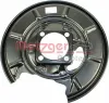 Spritzblech, Bremsscheibe Hinterachse rechts METZGER AUTOTEILE 6115038