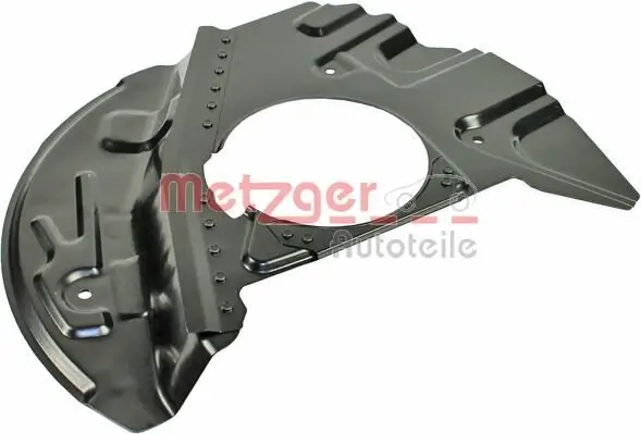 Spritzblech, Bremsscheibe Vorderachse rechts METZGER AUTOTEILE 6115044
