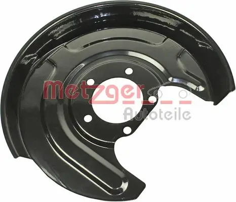 Spritzblech, Bremsscheibe Hinterachse rechts METZGER AUTOTEILE 6115052