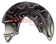 Spritzblech, Bremsscheibe Vorderachse links METZGER AUTOTEILE 6115071