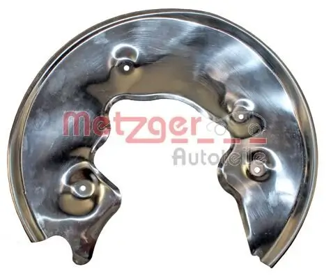 Spritzblech, Bremsscheibe Hinterachse rechts METZGER AUTOTEILE 6115078