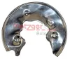 Spritzblech, Bremsscheibe Hinterachse rechts METZGER AUTOTEILE 6115078 Bild Spritzblech, Bremsscheibe Hinterachse rechts METZGER AUTOTEILE 6115078