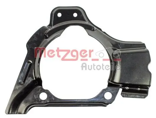 Spritzblech, Bremsscheibe Vorderachse links METZGER AUTOTEILE 6115083