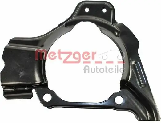 Spritzblech, Bremsscheibe Vorderachse rechts METZGER AUTOTEILE 6115084