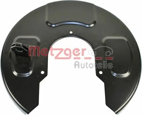 Spritzblech, Bremsscheibe Hinterachse links METZGER AUTOTEILE 6115097