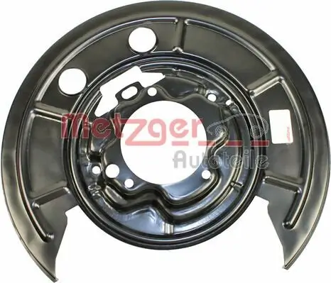 Spritzblech, Bremsscheibe Hinterachse rechts METZGER AUTOTEILE 6115104