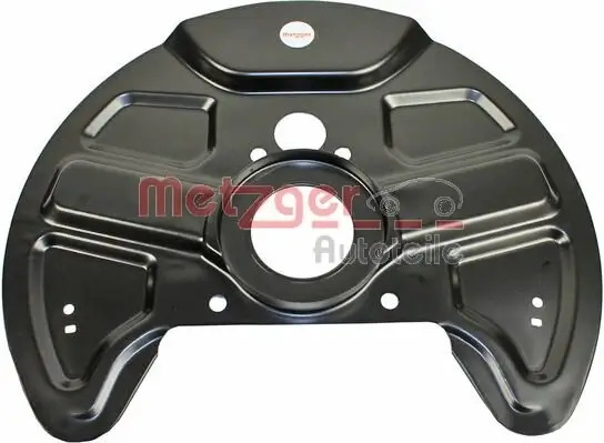 Spritzblech, Bremsscheibe Vorderachse links Vorderachse rechts METZGER AUTOTEILE 6115112