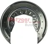 Spritzblech, Bremsscheibe Hinterachse links METZGER AUTOTEILE 6115123