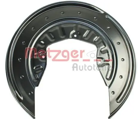 Spritzblech, Bremsscheibe Hinterachse rechts METZGER AUTOTEILE 6115124