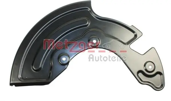Spritzblech, Bremsscheibe Vorderachse links METZGER AUTOTEILE 6115125