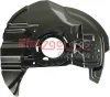 Spritzblech, Bremsscheibe Vorderachse links METZGER AUTOTEILE 6115137