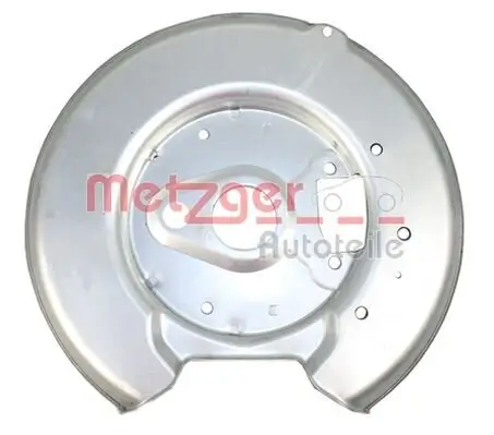Spritzblech, Bremsscheibe Hinterachse rechts METZGER AUTOTEILE 6115150