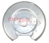 Spritzblech, Bremsscheibe Hinterachse rechts METZGER AUTOTEILE 6115150 Bild Spritzblech, Bremsscheibe Hinterachse rechts METZGER AUTOTEILE 6115150