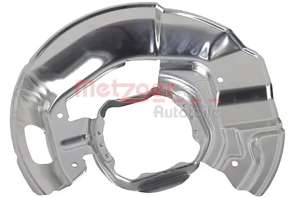 Spritzblech, Bremsscheibe Vorderachse links METZGER AUTOTEILE 6115153