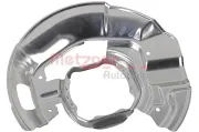 Spritzblech, Bremsscheibe Vorderachse links METZGER AUTOTEILE 6115153