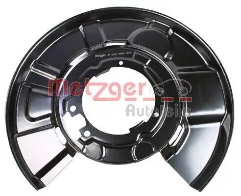 Spritzblech, Bremsscheibe Hinterachse rechts METZGER AUTOTEILE 6115156 Bild Spritzblech, Bremsscheibe Hinterachse rechts METZGER AUTOTEILE 6115156