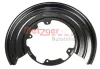 Spritzblech, Bremsscheibe Hinterachse rechts METZGER AUTOTEILE 6115158 Bild Spritzblech, Bremsscheibe Hinterachse rechts METZGER AUTOTEILE 6115158
