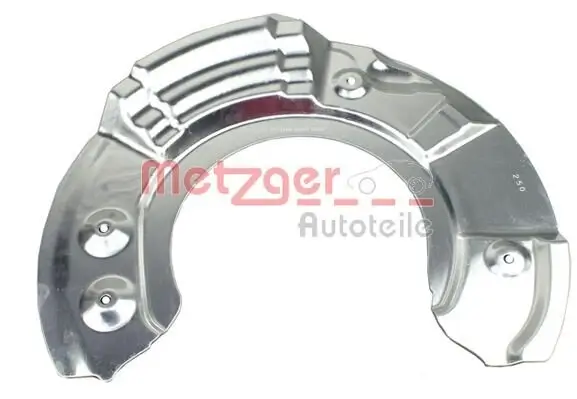 Spritzblech, Bremsscheibe Vorderachse links METZGER AUTOTEILE 6115159