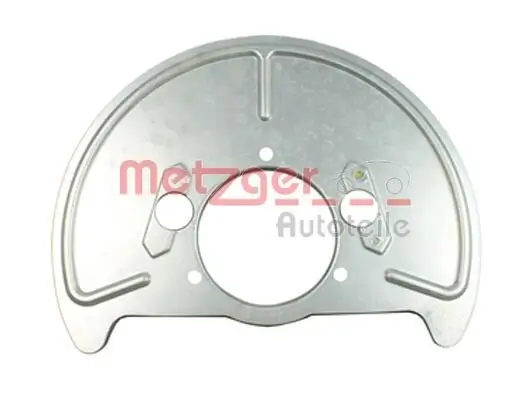 Spritzblech, Bremsscheibe Vorderachse rechts METZGER AUTOTEILE 6115164