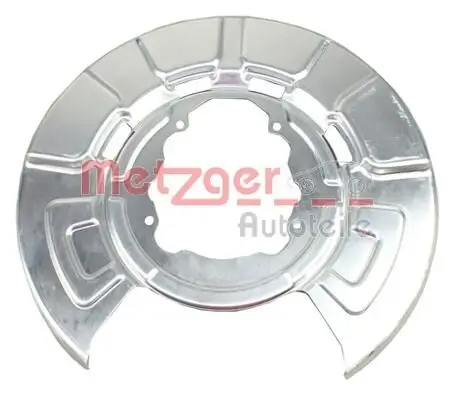Spritzblech, Bremsscheibe Hinterachse links Hinterachse rechts METZGER AUTOTEILE 6115172 Bild Spritzblech, Bremsscheibe Hinterachse links Hinterachse rechts METZGER AUTOTEILE 6115172