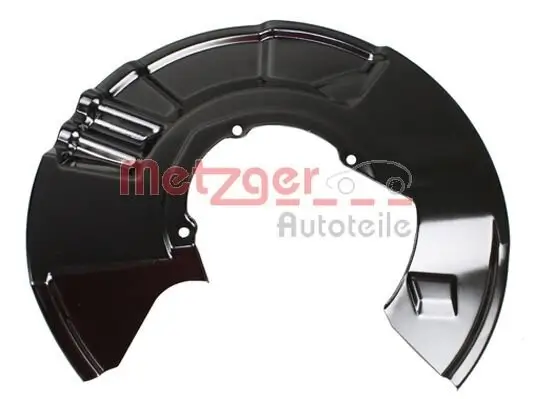 Spritzblech, Bremsscheibe Vorderachse links METZGER AUTOTEILE 6115175