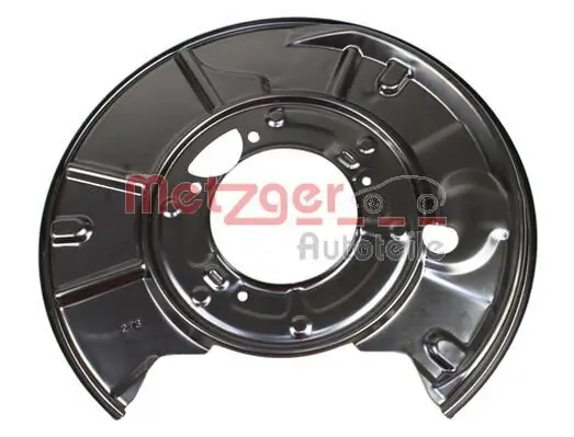 Spritzblech, Bremsscheibe Hinterachse links METZGER AUTOTEILE 6115177