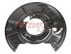 Spritzblech, Bremsscheibe Hinterachse links METZGER AUTOTEILE 6115177