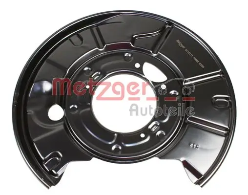 Spritzblech, Bremsscheibe Hinterachse links METZGER AUTOTEILE 6115177 Bild Spritzblech, Bremsscheibe Hinterachse links METZGER AUTOTEILE 6115177