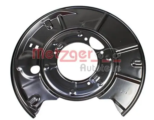Spritzblech, Bremsscheibe Hinterachse rechts METZGER AUTOTEILE 6115178