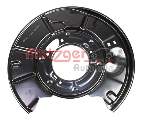 Spritzblech, Bremsscheibe Hinterachse rechts METZGER AUTOTEILE 6115178 Bild Spritzblech, Bremsscheibe Hinterachse rechts METZGER AUTOTEILE 6115178