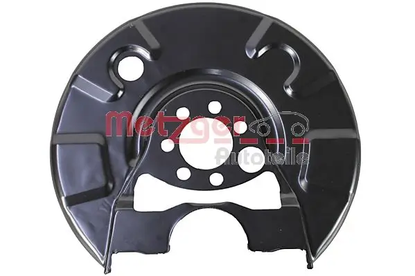 Spritzblech, Bremsscheibe Hinterachse rechts METZGER AUTOTEILE 6115188