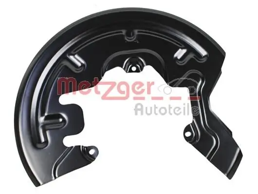 Spritzblech, Bremsscheibe Vorderachse links METZGER AUTOTEILE 6115201