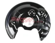 Spritzblech, Bremsscheibe Hinterachse rechts METZGER AUTOTEILE 6115208