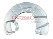 Spritzblech, Bremsscheibe Vorderachse rechts METZGER AUTOTEILE 6115224