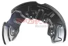 Spritzblech, Bremsscheibe Vorderachse rechts METZGER AUTOTEILE 6115226 Bild Spritzblech, Bremsscheibe Vorderachse rechts METZGER AUTOTEILE 6115226