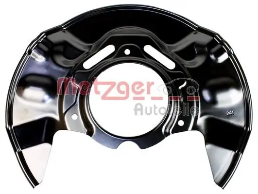 Spritzblech, Bremsscheibe Vorderachse links METZGER AUTOTEILE 6115249