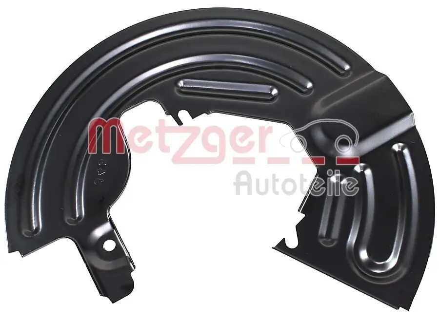 Spritzblech, Bremsscheibe Vorderachse links METZGER AUTOTEILE 6115255