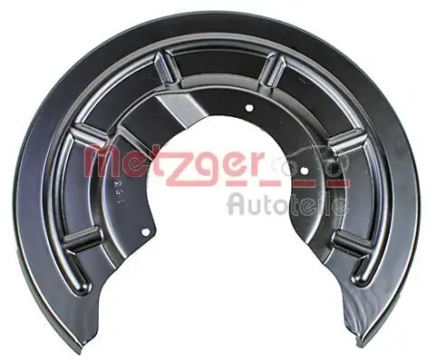 Spritzblech, Bremsscheibe Hinterachse links METZGER AUTOTEILE 6115267